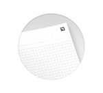 Cahier à spirale Black n' Red, format A4, quadrillé