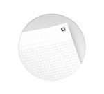 Cahier à spirale Black n' Red, A5, quadrillé, carton