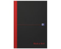 Bloc-notes Black n' Red - à reliure, A4, quadrillé