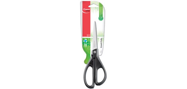 Ciseaux droitiers bouts arrondis Maped Essentials Green 21 cm