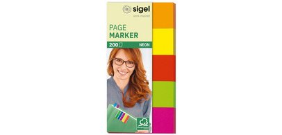 Repositionable Bookmark Fluorescent, 50 x 20 mm
