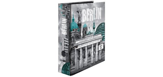 Classeur à levier à motifs 'Berlin', A4, dos: 70 mm