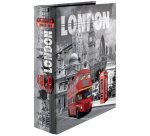 Classeur à levier à motifs 'London', A4, dos: 70 mm