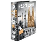 Classeur à levier à motifs 'Barcelona', A4, dos: 70 mm