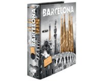 Classeur à levier à motifs 'Barcelona', A4, dos: 70 mm