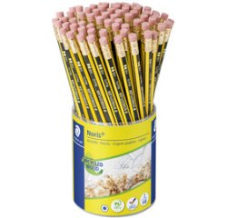 Crayon de papier Noris avec gomme, pot de 72