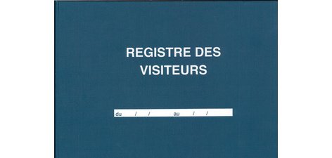 Registre des Visiteurs, 210 x 297 mm, 96 pages