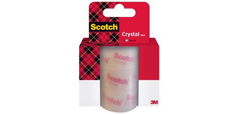 3M  Ruban adhésif Crystal Clear 600, 19 mm x 25 m