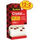 3M  Ruban adhésif Crystal Clear 600, 19 mm x 15 m, 2+1