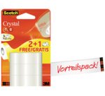 3M  Ruban adhésif Crystal Clear 600, 19 mm x 25 m