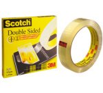Cinta adhesiva Scotch doble cara 12 mm transparente - Ancho 12 mm x largo 32,9 m