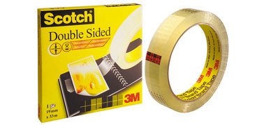 3M  Ruban adhésif double face 665, 12 mm x 6,3 m