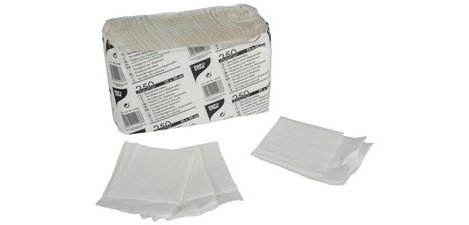 Servetten voor servettendispenser, 250 x 300 mm, wit