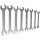 Flat spanners, adjustable spanners