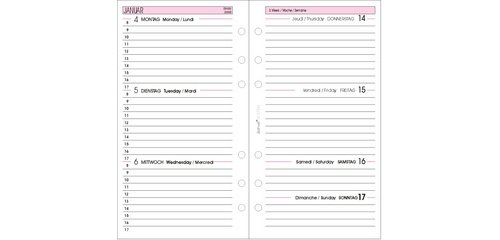 bind Recharge 2027 pour agenda bind A6, modèle 10603