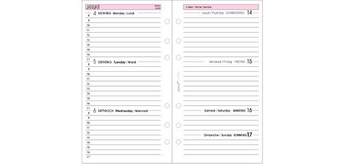 bind Recharge 2027 pour agenda bind A6, modèle 10603