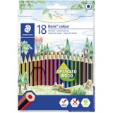 Crayon de couleur Noris Colour, étui carton de 18