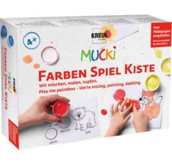 Vingerverf 'MUCKI', kit 5 x 50 ml