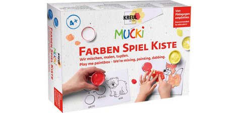 Gouache aux doigts 'MUCKI', kit 5 x 50 ml