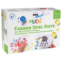 Peinture aux doigts 'MUCKI', kit 5 x 50 ml