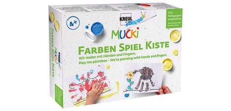 Peinture aux doigts 'MUCKI', kit 5 x 50 ml