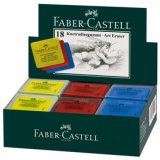 FABER-CASTELL Gomme malléable ART ERASER, assorti