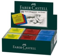 Kneedgom FABER-CASTELL ART ERASER assortiment