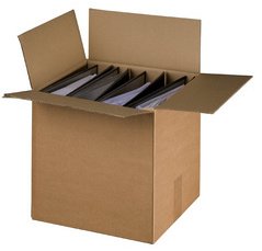 smartboxpro Carton d'expédition de classeur, marron, pour 4-