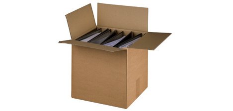 smartboxpro Carton d'expédition de classeur, marron, pour 4-