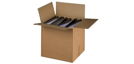 smartboxpro Carton d'expédition de classeur, marron, pour 4-