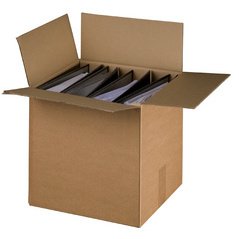 smartboxpro Carton d'expédition de classeur, marron, pour 4-