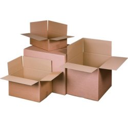 Corrugated cardboard to fold, 2 flutes