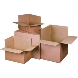 Corrugated cardboard to fold, 2 flutes