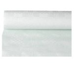 Nappe damassée, (l)0,8 x (L)50 m, blanc