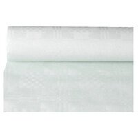 Nappe damassée, (l)1,0 x (L)10 m, blanc