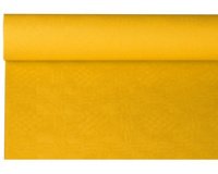 Nappe damassée, (l)1,2 x (L)8 m, jaune