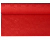 Nappe damassée, (l)1,0 x (L)50 m, rouge
