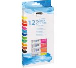 Peinture aquarelle el Greco, 12 ml, kit de 12