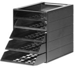 Module de classement IDEALBOX BASIC 5 eco, 5 tiroirs