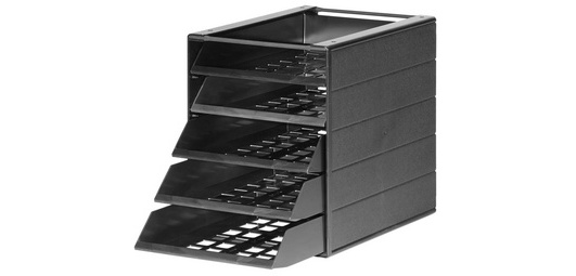 Klassifizierungsbox IDEALBOX BASIC 5 eco, 5 Schubladen