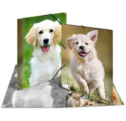 chemise élastique 'chiens', en PP, A3,