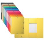 Chemise à élastiques Maxi capacity carte lustrée 425gm2 - A4 - Couleurs assorties