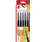 Kit de pinceau de modélage, pointe en silicone