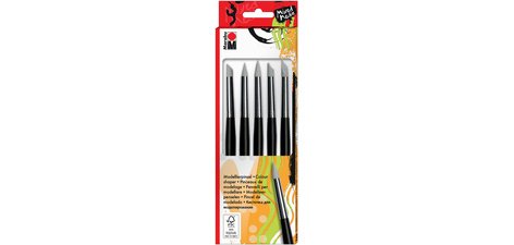 Kit de pinceau de modélage, pointe en silicone