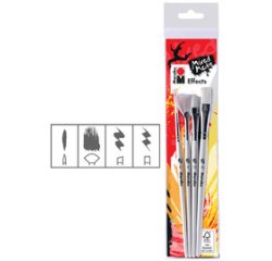 Kit de pinceaux 'Effects', pinceau synthétique