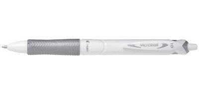 Stylo à bille rétractable ACROBALL PURE WHITE, noir