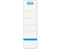 Etiquette de dos pour classeur, court/large, blanc