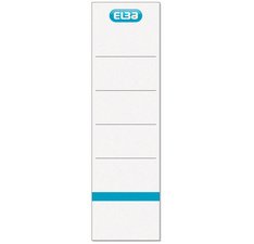 Etiquette de dos pour classeur, court/large, blanc
