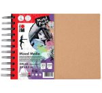 Cahier à spirale 'Mixed Media', format A4, 300 g/qm,