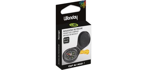 Boussole de poche, diamètre: 45 mm, avec couvercle